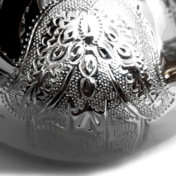 Marokkanische Teekanne Fatima | Silber | H:22cm