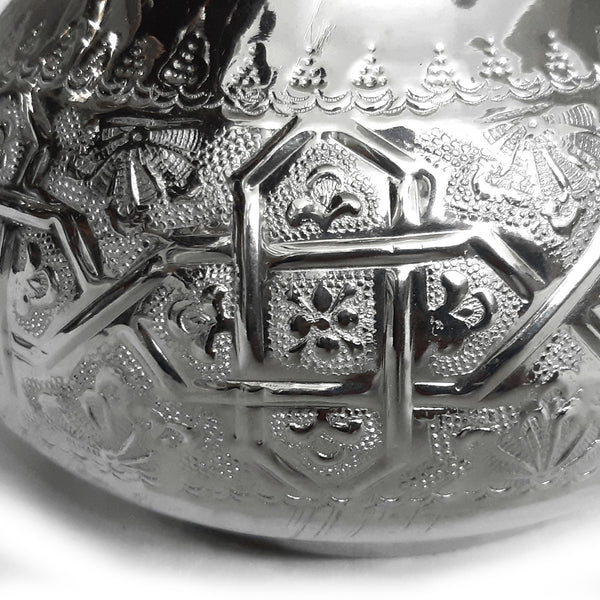 Marokkanische Teekanne Beldi | Silber | H:22cm