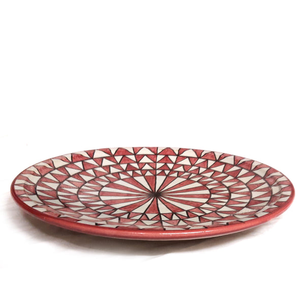 Marokkanische Teller "Beldi" | Rot | Ø:25cm