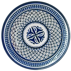 Oriental plate Tetouan 18cm