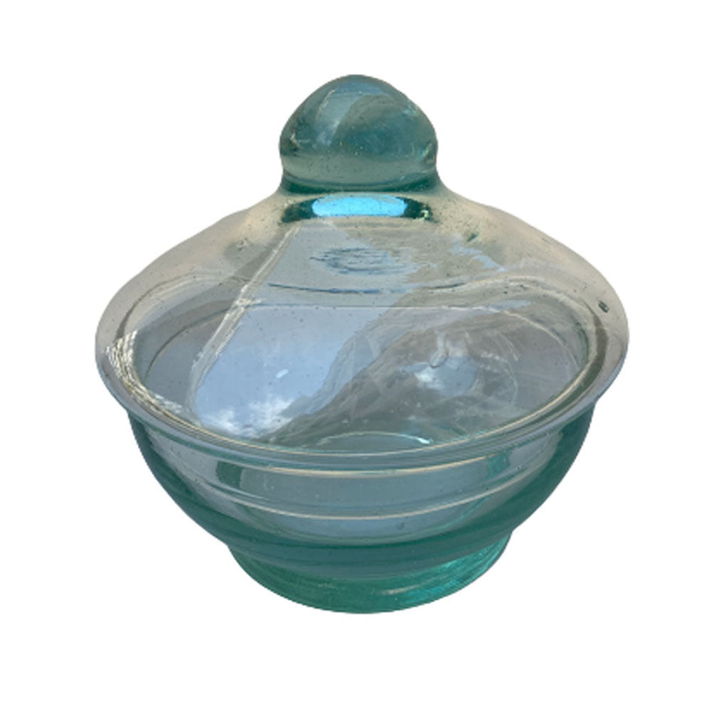hand-blown glass jar Beldi Crystal Clear