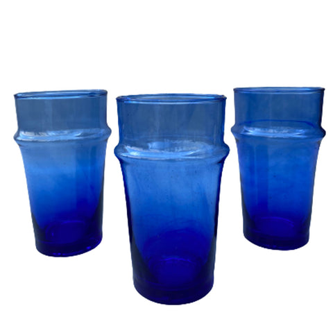 Tea or water glass Beldi dark blue 12.5cm