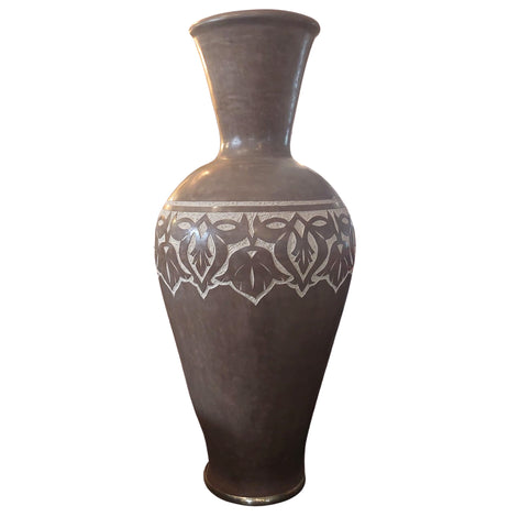 Floor vase brown