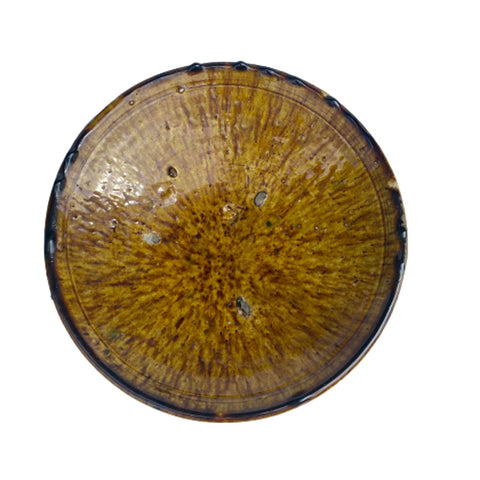 Tamagroute Plate Amber 25cm