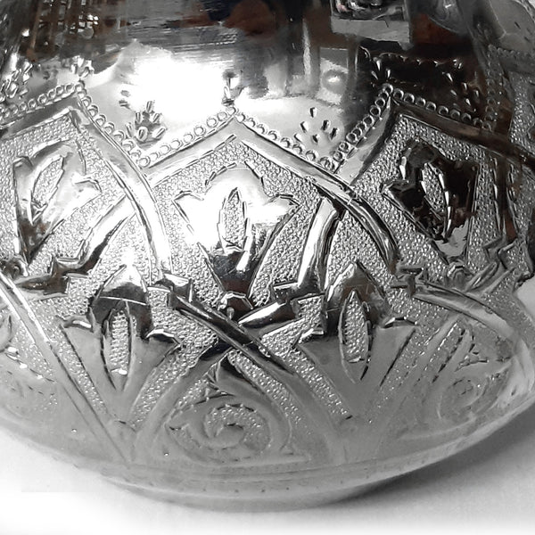 Marokkanische Teekanne Marwa | Silber | H:19cm
