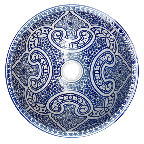 Keramikwaschbecken | Azur Beldi | Ø:35cm