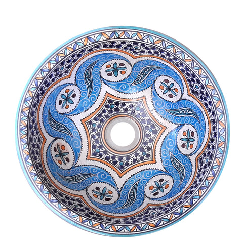 Waschbecken | Welle |  Bunt | Ø:35cm